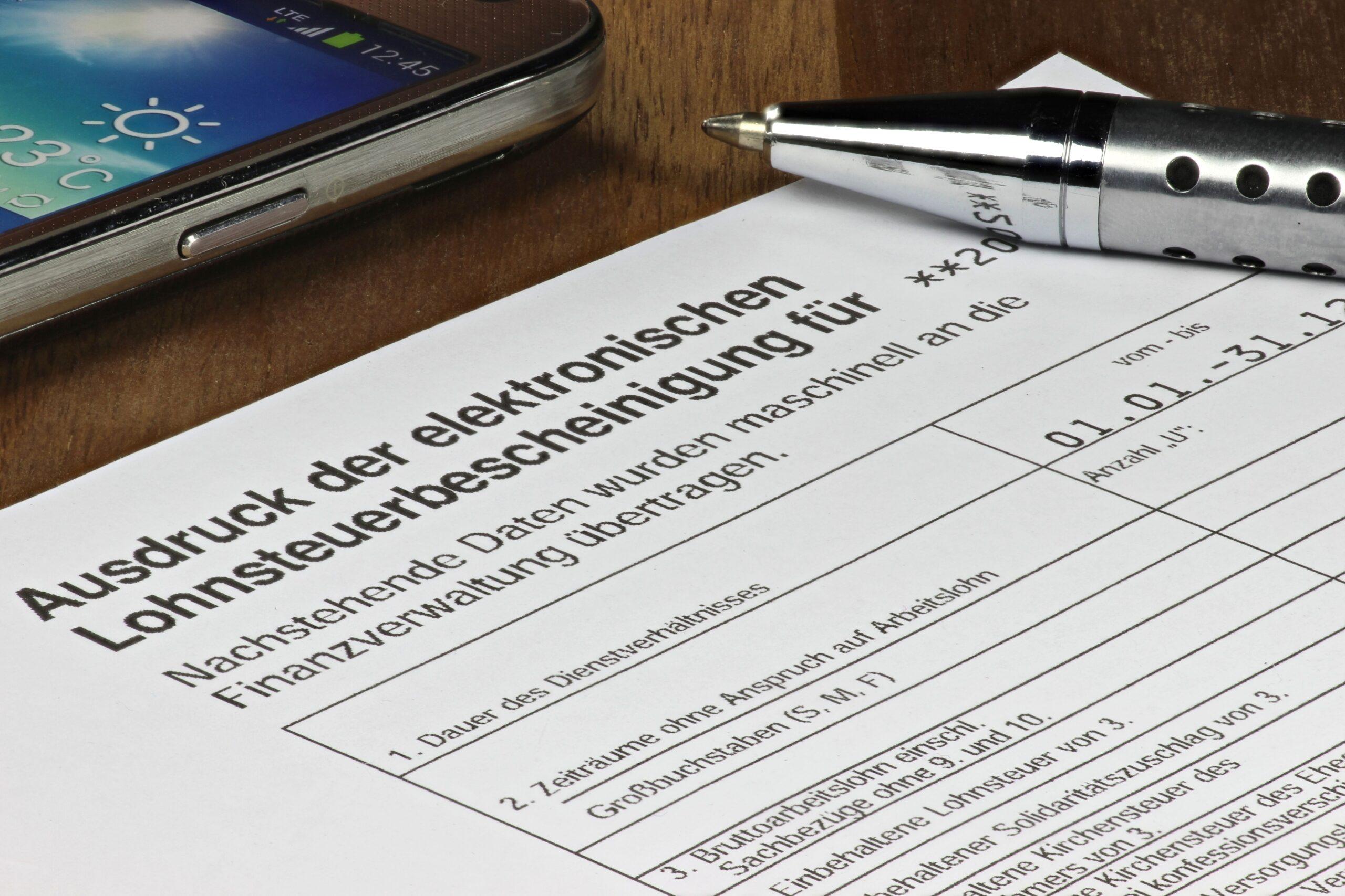 Lohnbuchhaltung_Elektronisch. Ausdruck 